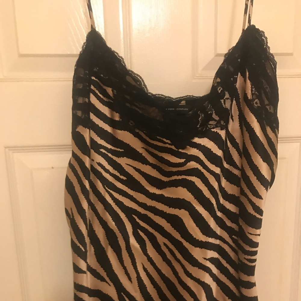 NWT 100% Silk NY and Co. Cami